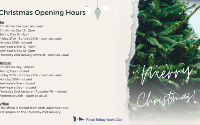 Christmas Opening Hours