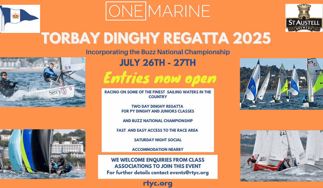 Torbay Dinghy Regatta – 26th & 27th July