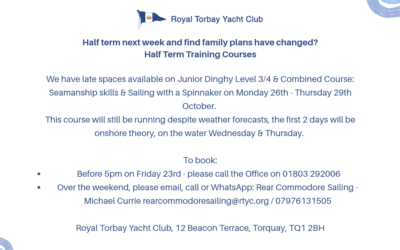 Half Term Training Courses